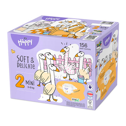 HAPPY - Pannolini Mini Tg.2 (3-6 Kg)
