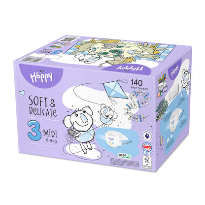 HAPPY - Pannolini Midi Tg.3 (5-9 KG)
