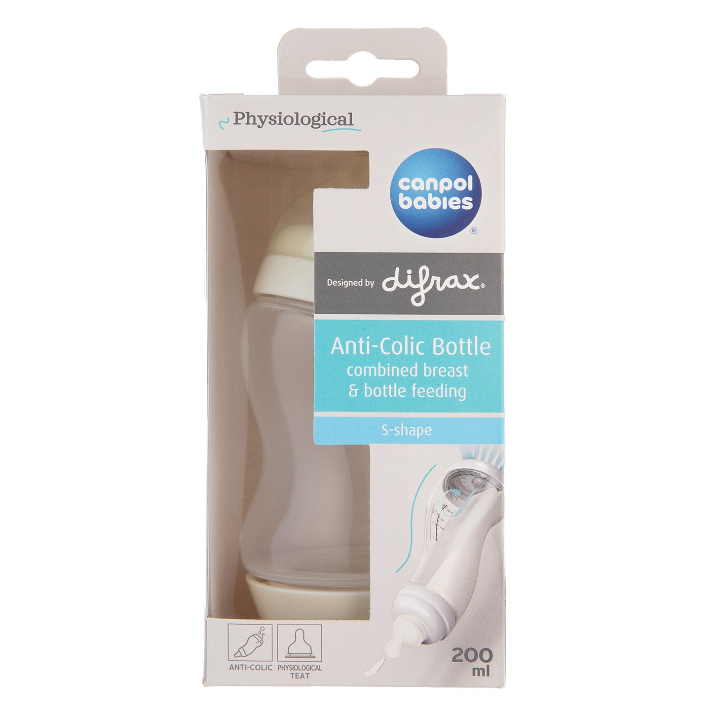 CANPOL BABIES - S-Shape Anti-Colic Bottle