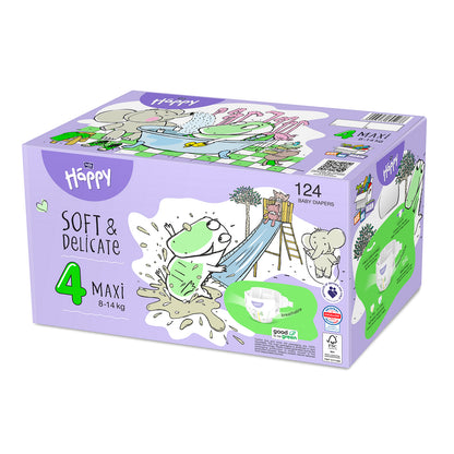 HAPPY - Pannolini Maxi Tg.4 (8-14 Kg)