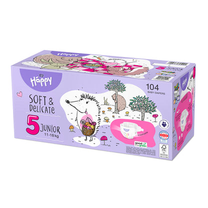 HAPPY - Junior Diapers Size 5 (11-18 Kg)