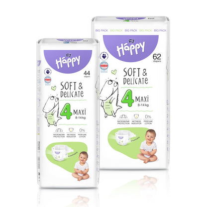 HAPPY - Pannolini Maxi Tg.4 (8-14 Kg)