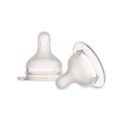 CANPOL BABIES - Silicone Teat for S-Shape Bottles 2 pcs