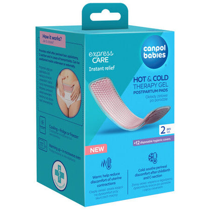 CANPOL BABIES - Assorbenti post-parto in gel caldo e freddo 2 pz