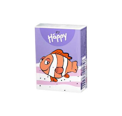 HAPPY - Universal Pocket Tissues - Set of 8