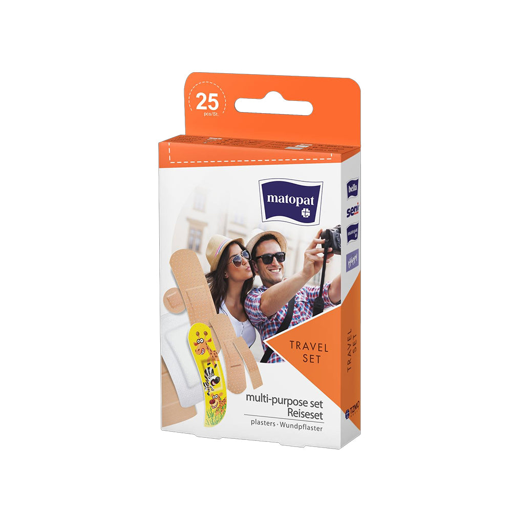 MATOPAT - Travel Set Plasters for Small and Large Trips