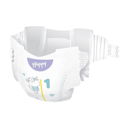 HAPPY - New Born Diapers Size 1 (2-5 Kg)
