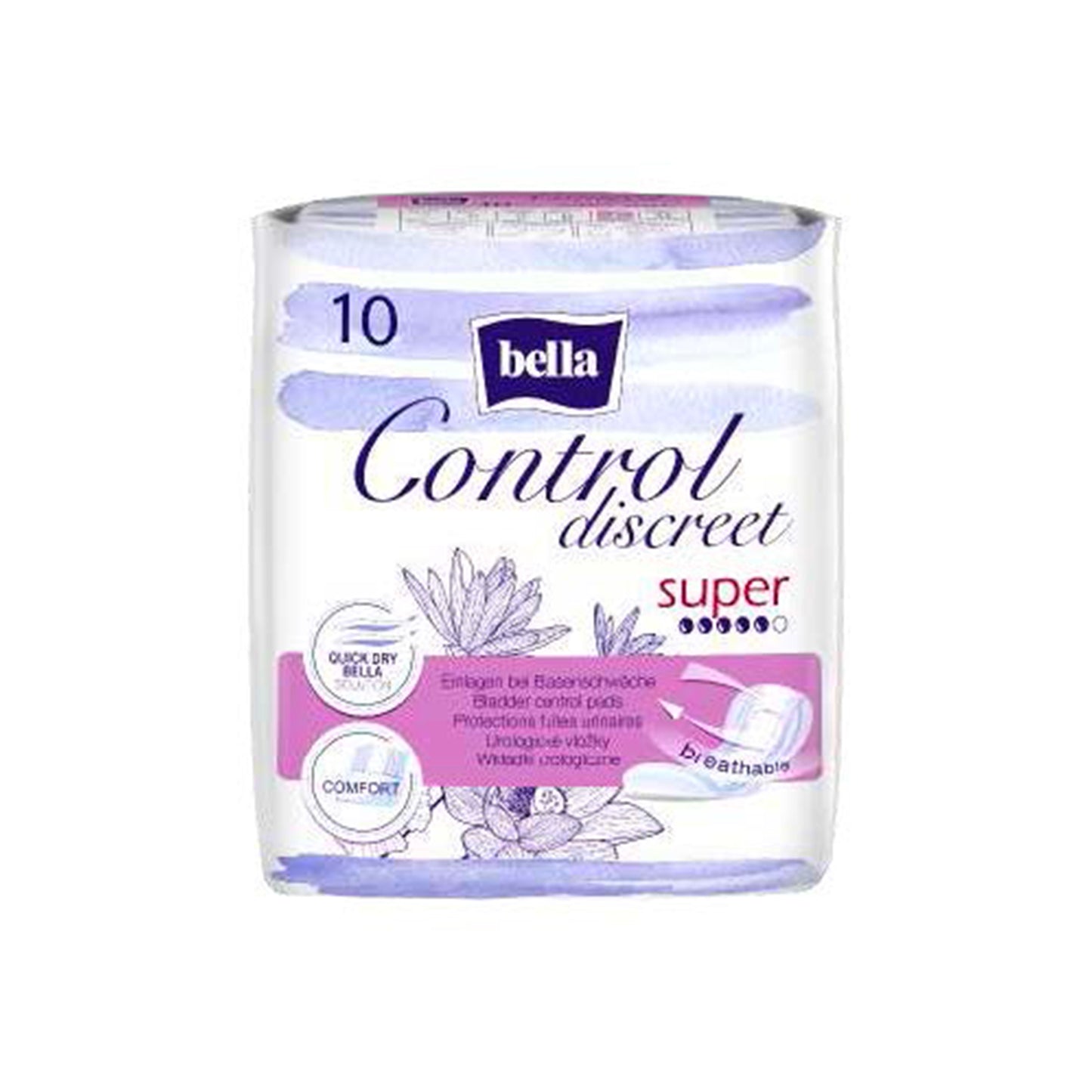 BELLA - Control Discreet Discreet Protection for Urinary Sensitivities