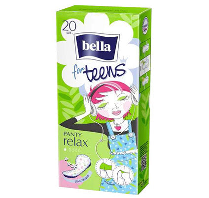BELLA - Teen Ultra Relax Panty Liners with Green Tea Notes